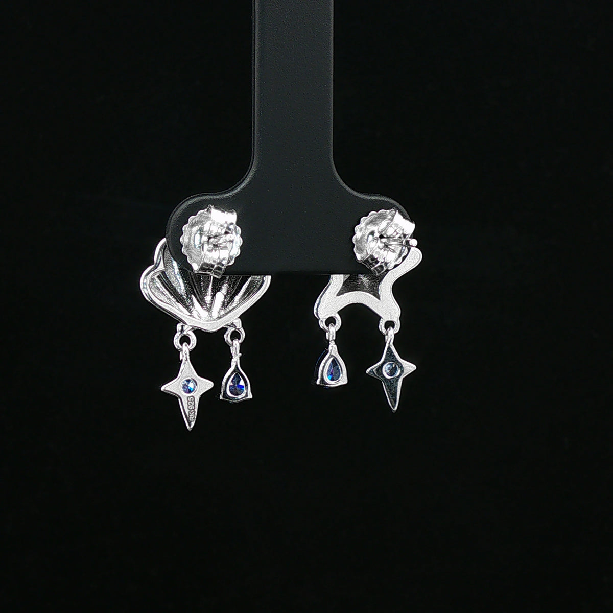 Ocean Charm Shell & Starfish Earrings