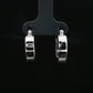 925 Silver Heart Hoop Earrings