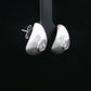 Silver Dewdrop Crystal Stud Earrings