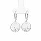 Ocean Dolphin Mother of Pearl Hoop Earrings