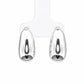 Chunky Silver Huggie Hoop Earrings