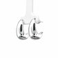 Chunky Silver Huggie Hoop Earrings