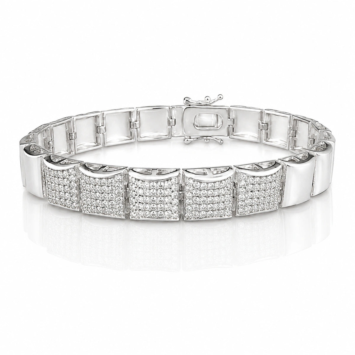 Alencia Luxe Pavé Link Bracelet