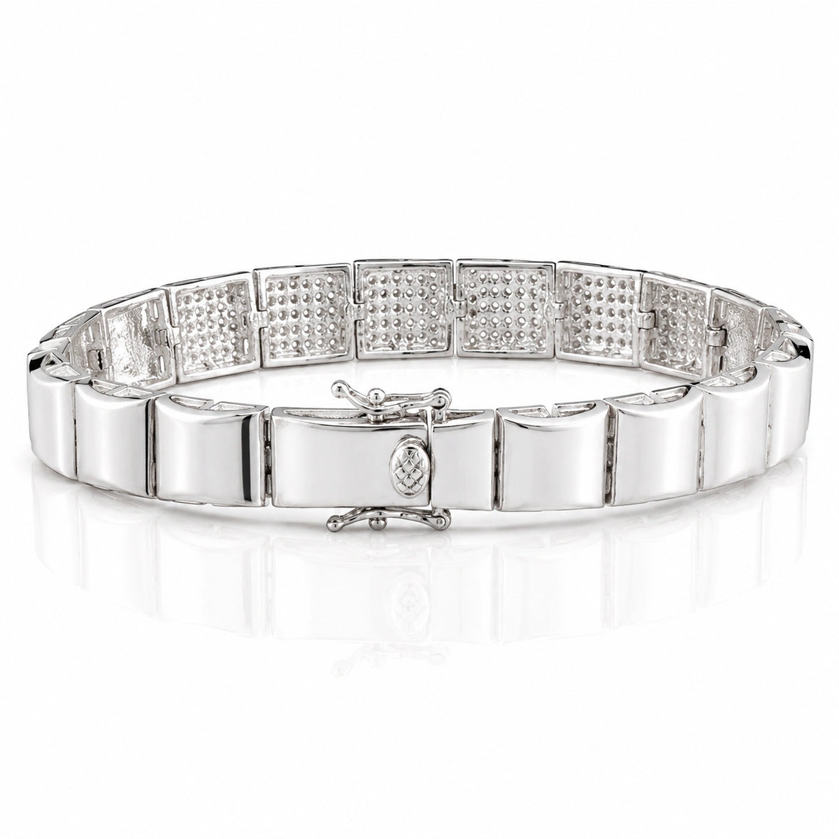 Alencia Luxe Pavé Link Bracelet