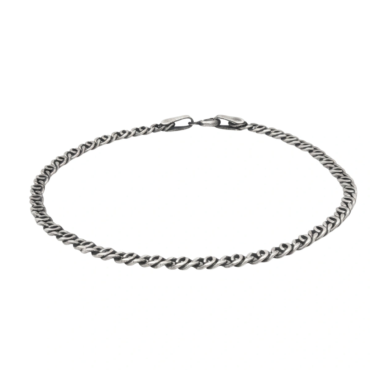 Alencia Classic Curb 925 Sterling Silver Bracelet