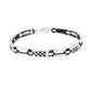 Alencia Checkmate Link 925 Sterling Silver Bracelet