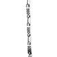 Alencia Checkmate Link 925 Sterling Silver Bracelet