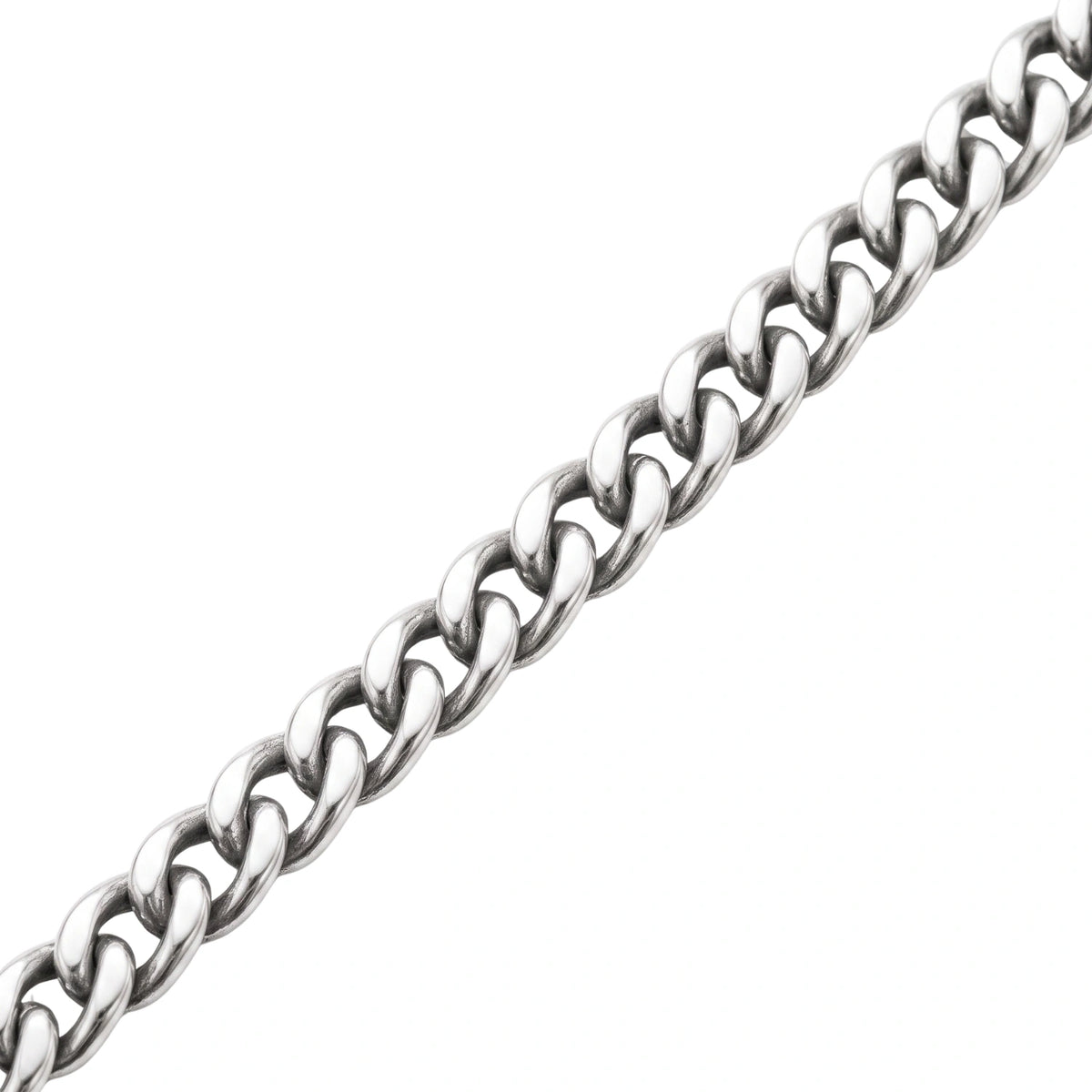 Alencia Slim Cuban 925 Sterling Silver Bracelet