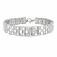Alencia Luxe Grid 925 Sterling Silver Bracelet