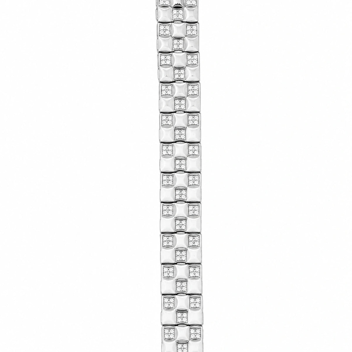 Alencia Luxe Grid 925 Sterling Silver Bracelet
