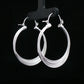Silver Multi-Layer Hoop Earrings