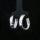 Classic Silver Hoop Earrings