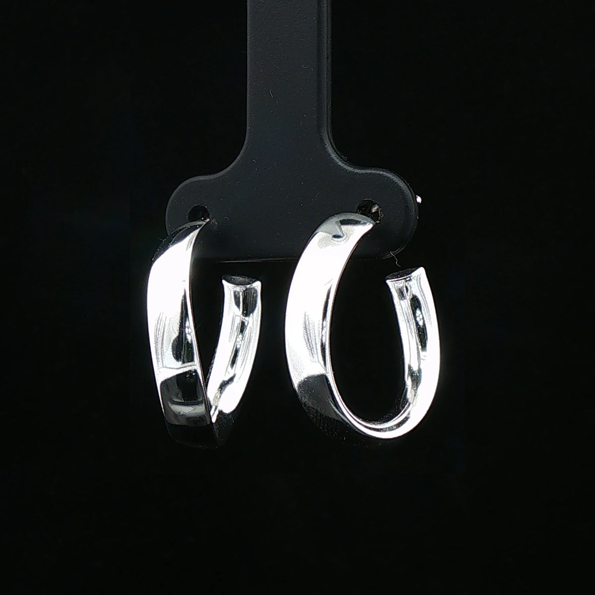 Classic Silver Hoop Earrings