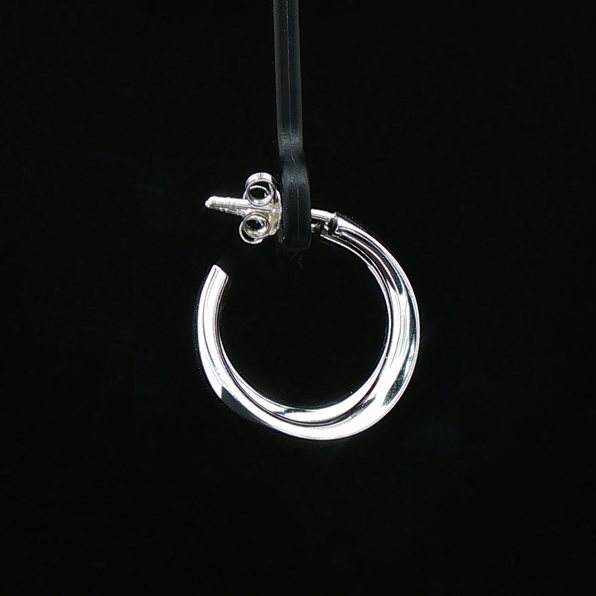 Classic Silver Hoop Earrings