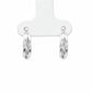 Silver Twisted Hoop Earrings