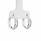 Silver Twisted Hoop Earrings