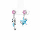 Ocean Charm Seahorse & Starfish Drop Earrings