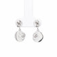 Silver Pearl Bloom Drop Earrings