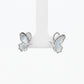 Butterfly Silver Stud Earrings
