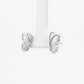 Butterfly Silver Stud Earrings