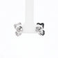 Butterfly Silver Stud Earrings