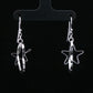 Silver Heart & Star Dangle Earrings