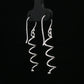 Silver Spiral Drop Earrings