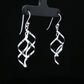 Silver Flow Drop Earrings