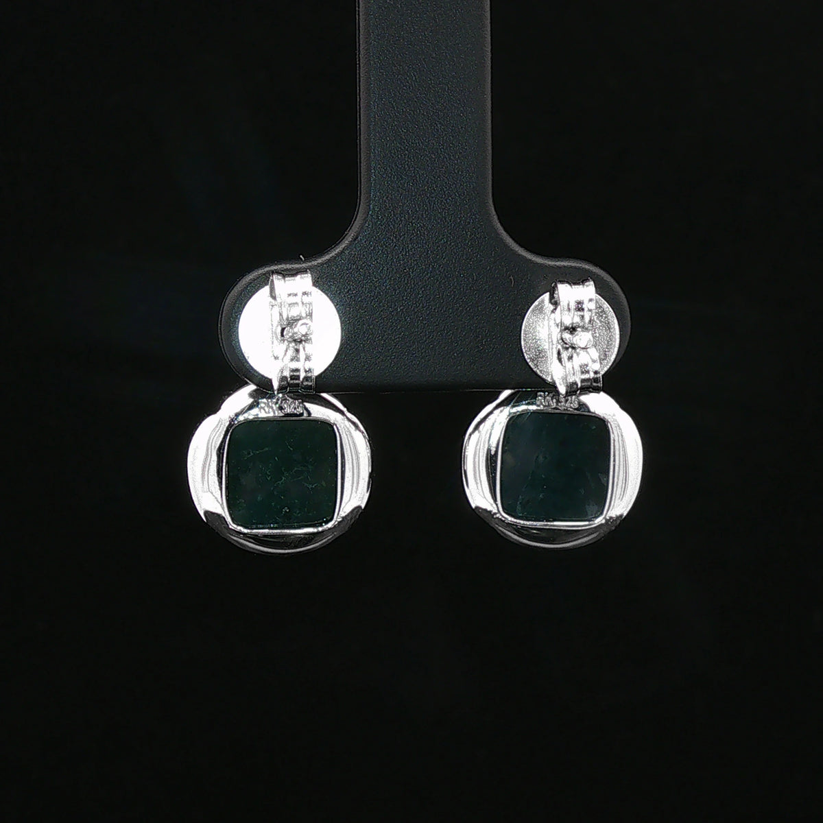 Silver Flow Drop Earrings