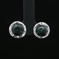 Moss Green Silver Pendant &amp; Earring Combo