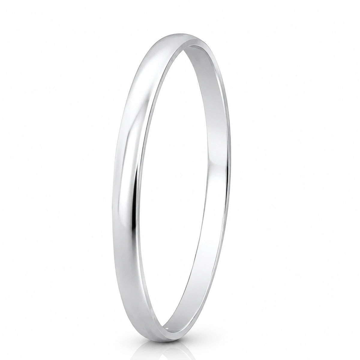 The Alencia Urban Sleek Silver Bangle