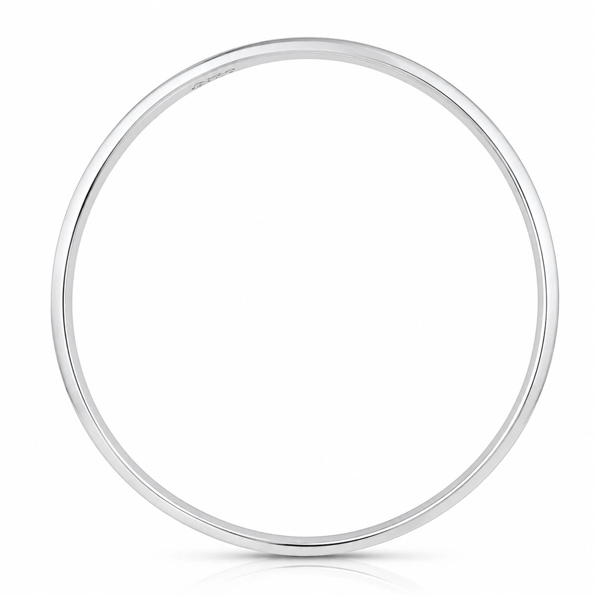 The Alencia Urban Sleek Silver Bangle