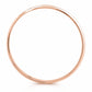 The Alencia Urban Grooved Rose Gold Bangle