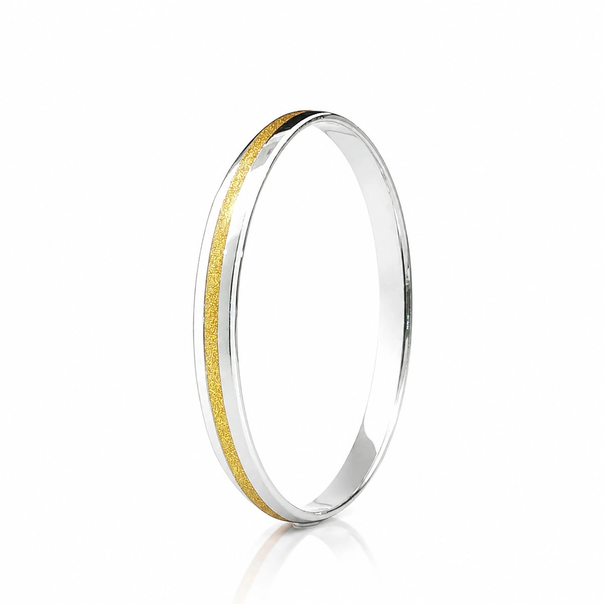 The Alencia Urban Glitter Dual-Tone Bangle