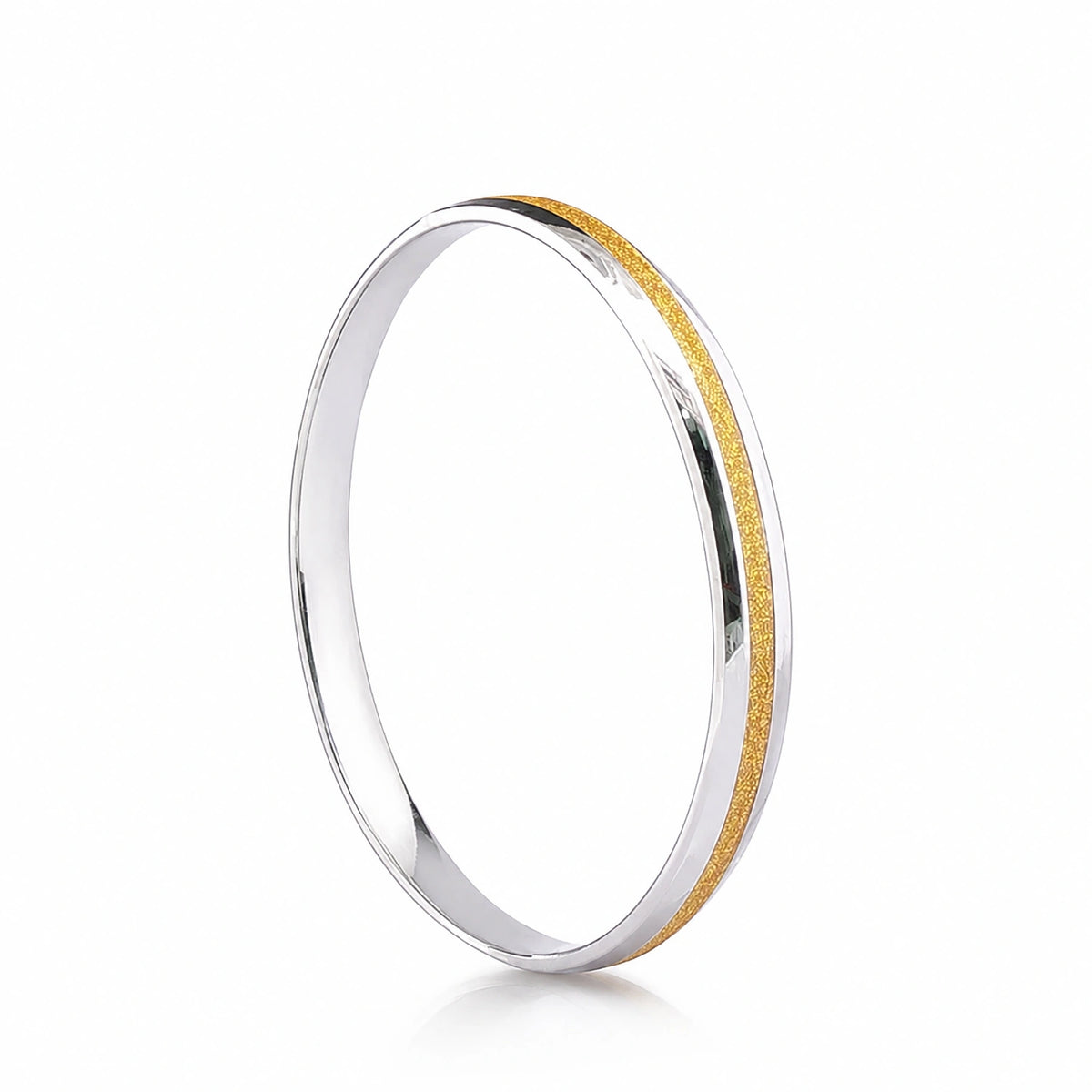 The Alencia Urban Glitter Dual-Tone Bangle