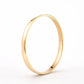 The Alencia Urban Sleek Gold Bangle