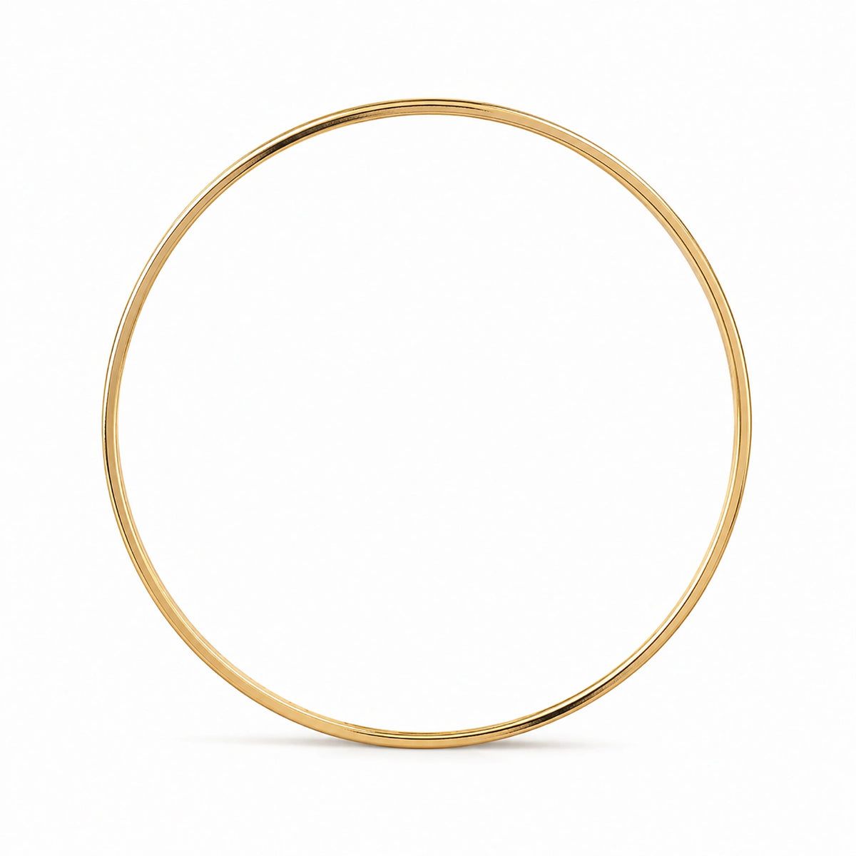 The Alencia Urban Sleek Gold Bangle