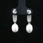 Oval Pearl Drop Earrings