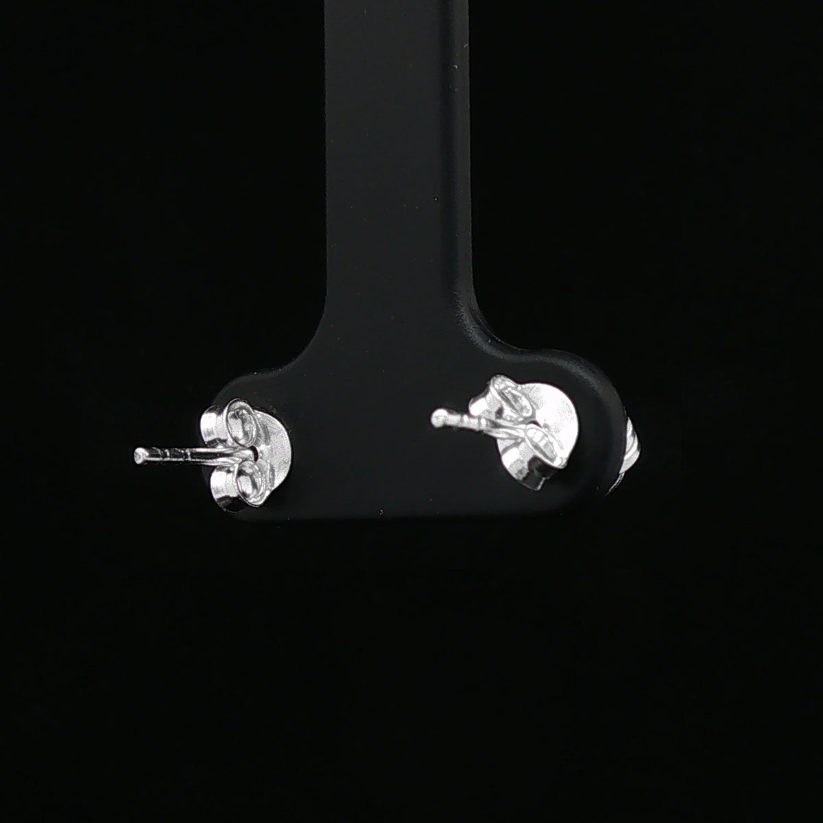 Silver Knot Stud Earrings