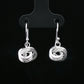 Silver Infinity Knot Drop Earrings