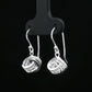 Silver Infinity Knot Drop Earrings