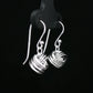 Silver Infinity Knot Drop Earrings