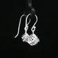 Silver Infinity Knot Drop Earrings