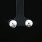 Silver Knot Stud Earrings