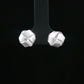 Silver Knot Stud Earrings