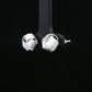 Silver Knot Stud Earrings