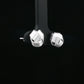 Silver Knot Stud Earrings