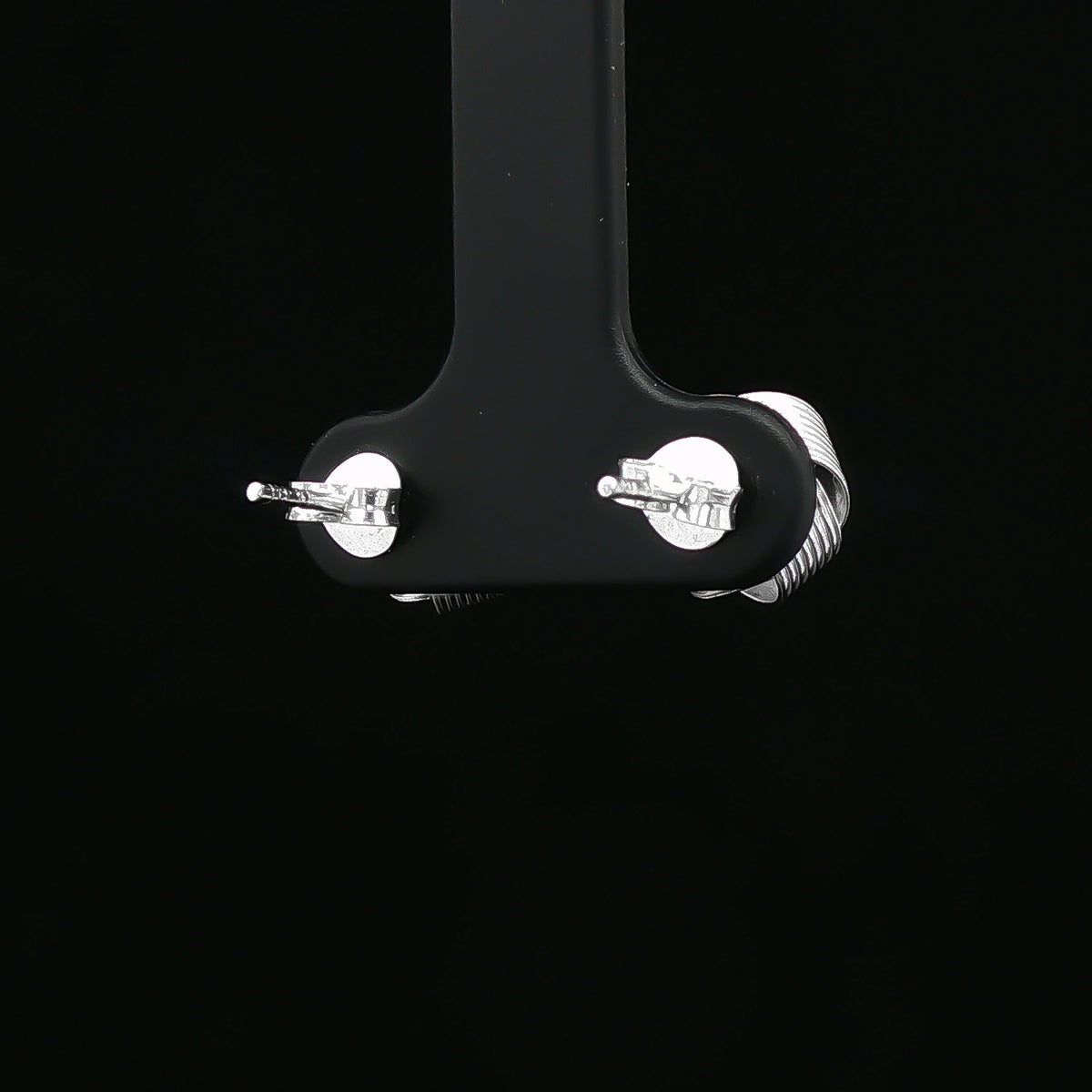 Silver Knot Stud Earrings