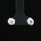 Silver Knot Stud Earrings