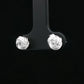 Silver Knot Stud Earrings